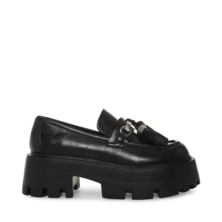 Black Steve Madden Major Women\'s Platform Shoes | PH 5169TLD